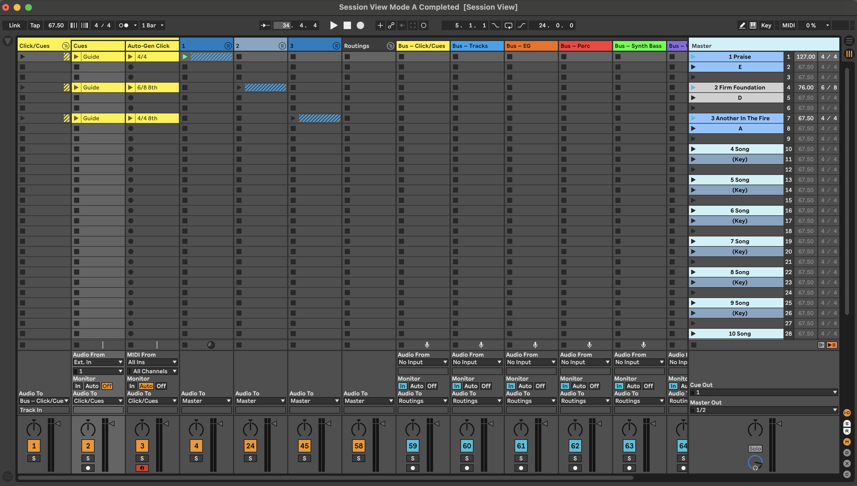 Session View example